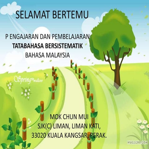 Selamat bertemu bm tatabahasa