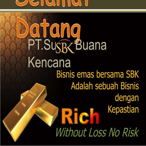 Bisnis Emas Tanpa Resiko