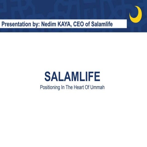 Selamlife presentation cdo