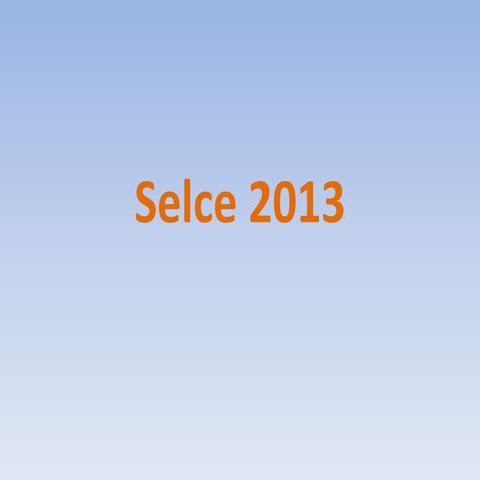 Selce 2013
