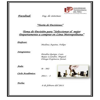 Seleccionar el mejor departamento a...