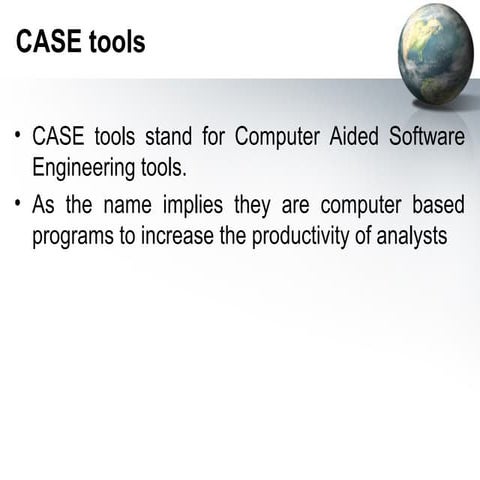CASE tools_Se lect15 btech