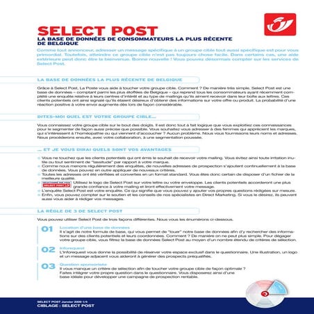 Select Post Luik klanten Fr