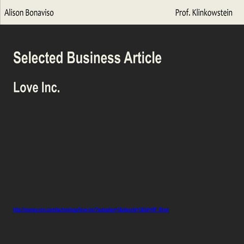 Selected business article 2
