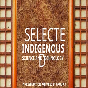 Indigenous Science and Technology in the Philippines | PDF