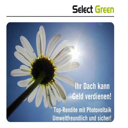 Select Green Photovoltaik Anlagenbau 26012011