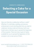 SendGifts Ahmedabad - Selecting a Cake for a Special Occasion