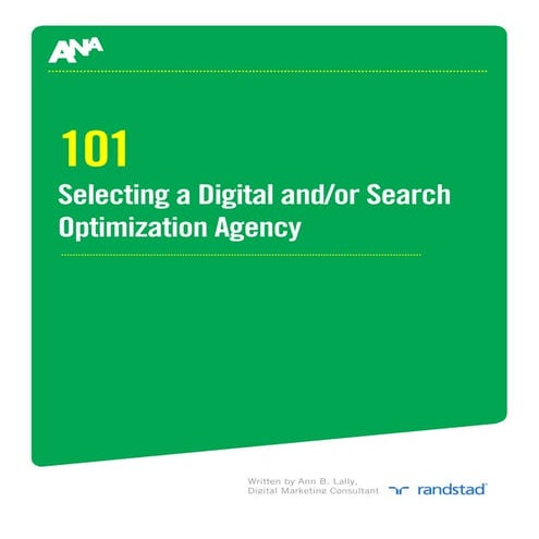 Selecting A Digital Search Agency