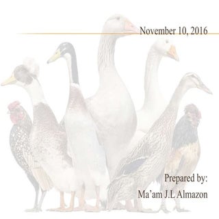 Selecting and preparing poultry