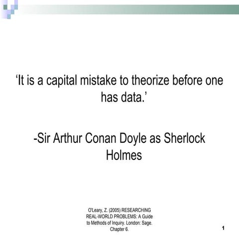 Selecting appropriate data collection methods