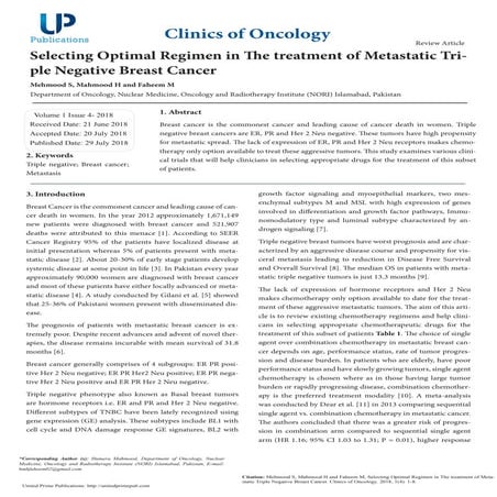 MANAGEMENT OF TRIPLE NEGATIVE BREAST CANCER.pptx