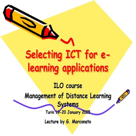 Management of Distance Learning Systems in China - Selecting technologies