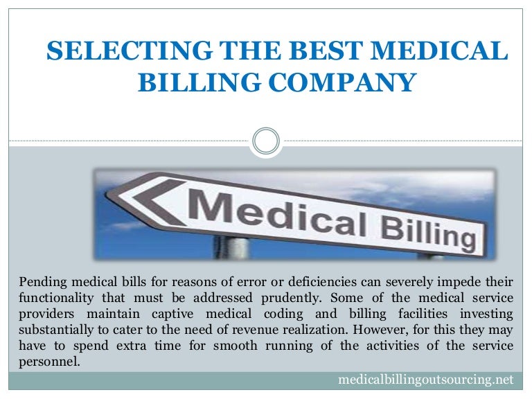 Selecting the best medical billing company
