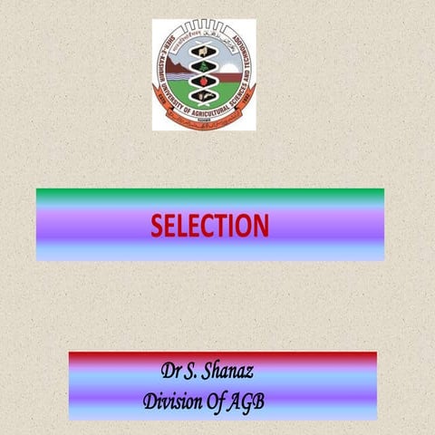 Selection
