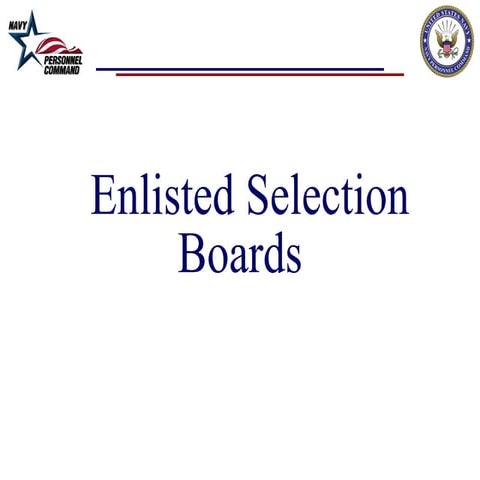 Pers 803 Advancement Selection Board Presentation | PPT
