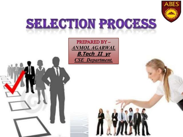 Selection Process PPT selection-process-ppt