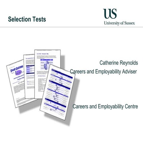 Selection tests