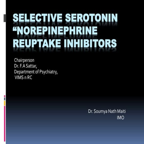 Selective serotonin