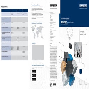 Araldite® 2000+ range - Selector guide