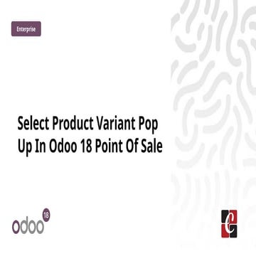 Select Product Variant Pop Up In Odoo 18 Point Of Sale