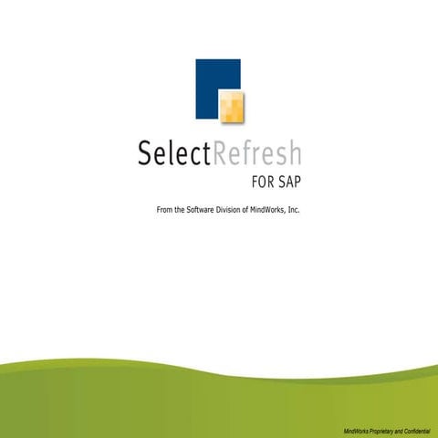 Select Refresh  For SAP PPT Show
