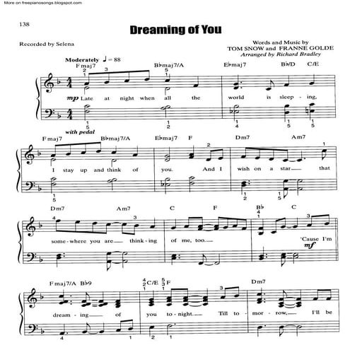 Selena dreaming-of-you