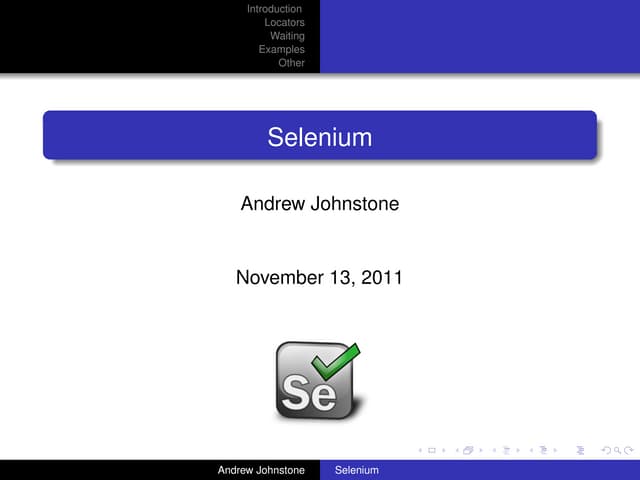 Selenium