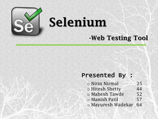 Selenium