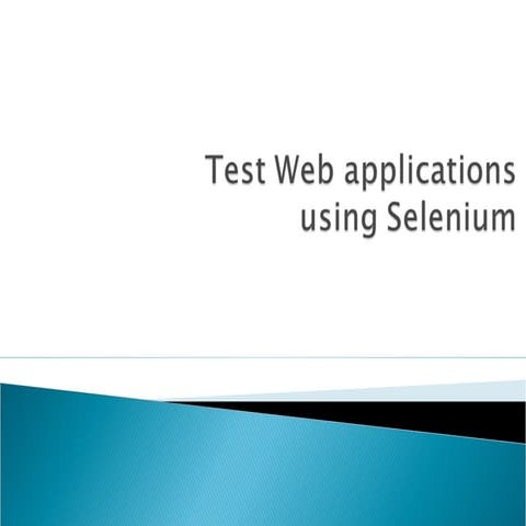 Selenium | PPT
