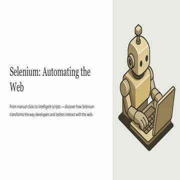 automation with python and selenium | PPTX