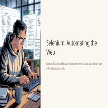 automation with python and selenium | PPTX