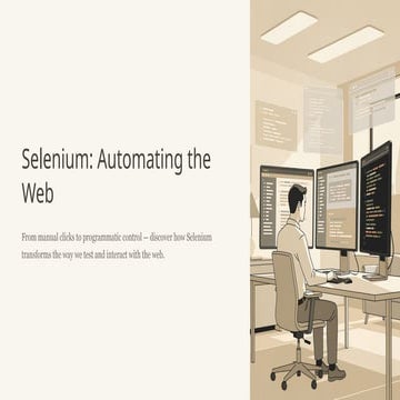 automation with python and selenium | PPTX