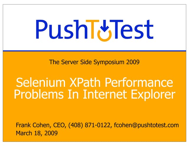 Selenium XPath Performance Problems in IE