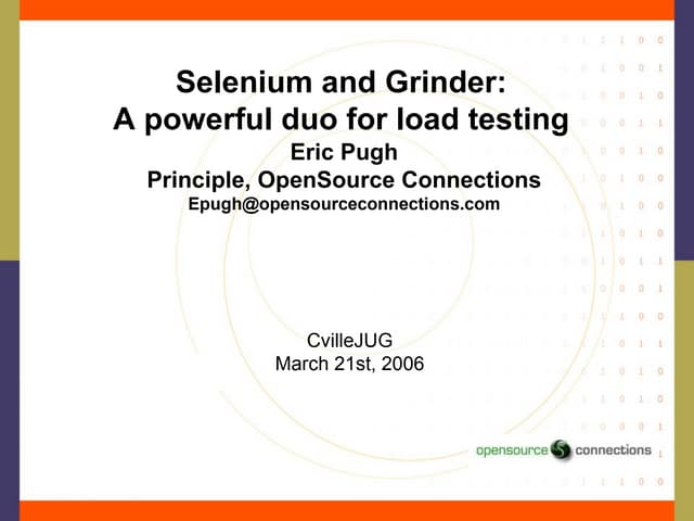 Selenium and The Grinder