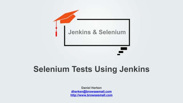 Run Selenium Tests With Jenkins and BrowseEmAll