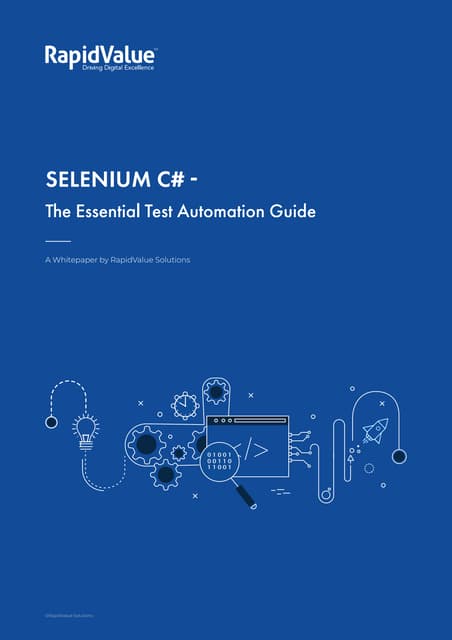 Selenium C# - The Essential Test Automation Guide