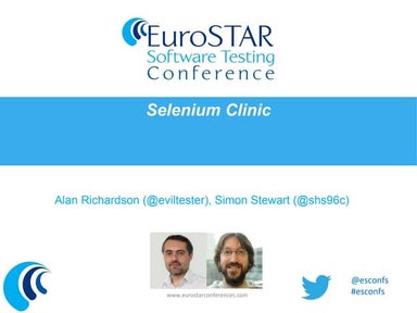 Selenium Clinic Eurostar 2012 WebDriver Tutorial