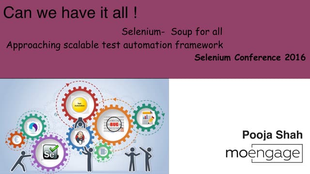 Selenium conference, 2016