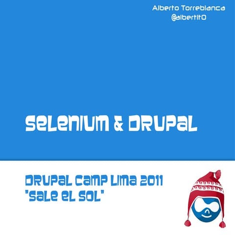 Selenium & Drupal