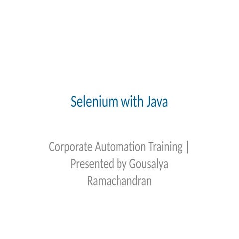 Selenium_With_Java_Corporate_Training.pptx
