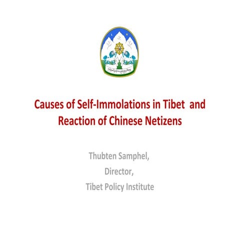 Causes of Self immolation in Tibet