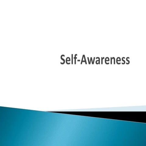 Self awareness
