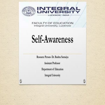 Self-Awareness: Components, Benefits and Strategies