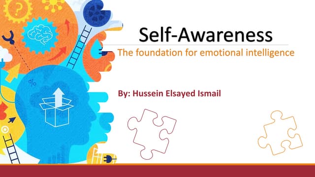 Self-awareness, the foundation of emotional intelligence.