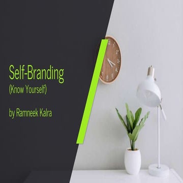 Self-branding (Know Yourself)