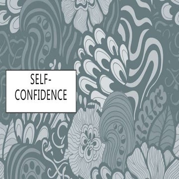 Self confidence