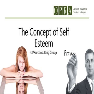 The Concept of Self Esteem