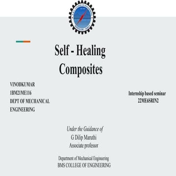 Self - Healing composites presentation including everything