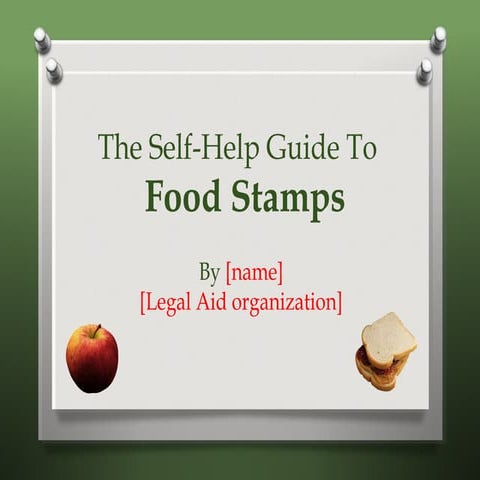 Self help guide-to_food_stamps