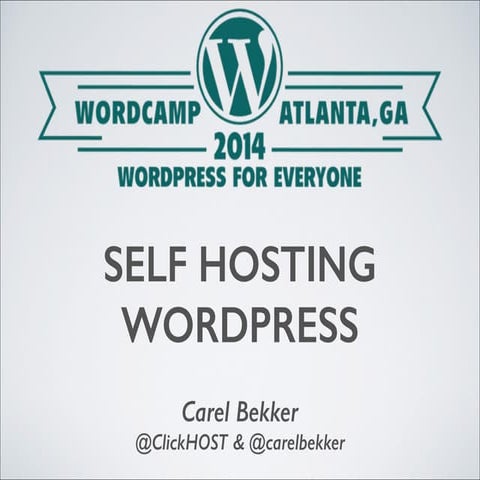 Self hosted WordPress